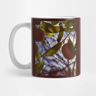 Pattern of Sunset between Orange Tree Mug